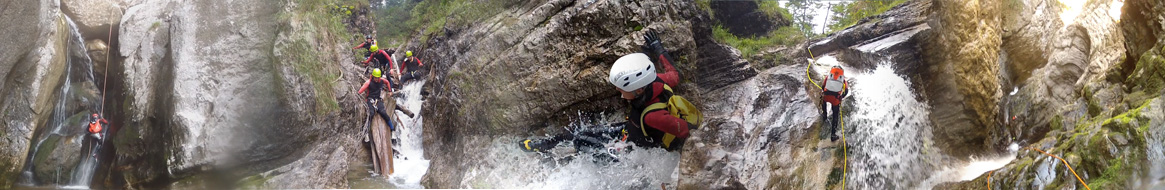 Canyoning Touren Info für Anfänger, Einsteiger und Experten